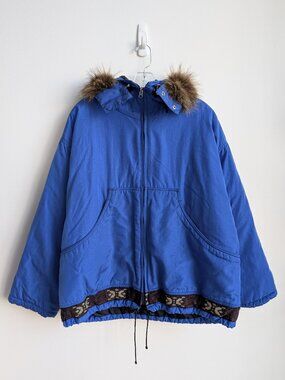 Vintage 90s NAPAPIJRI Voyage Cordura Hooded Jacket | Medium